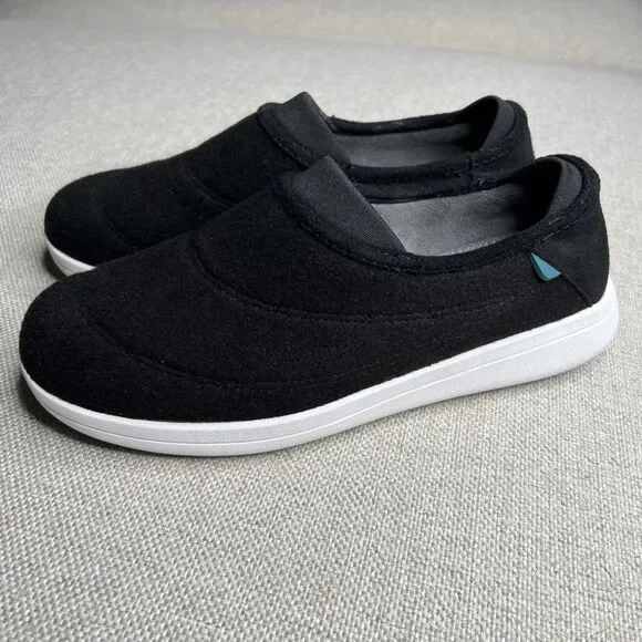 Vessi Womens Sunday Slippers Size W8 Black Excellent Loungewear Comfort - Picture 1 of 7